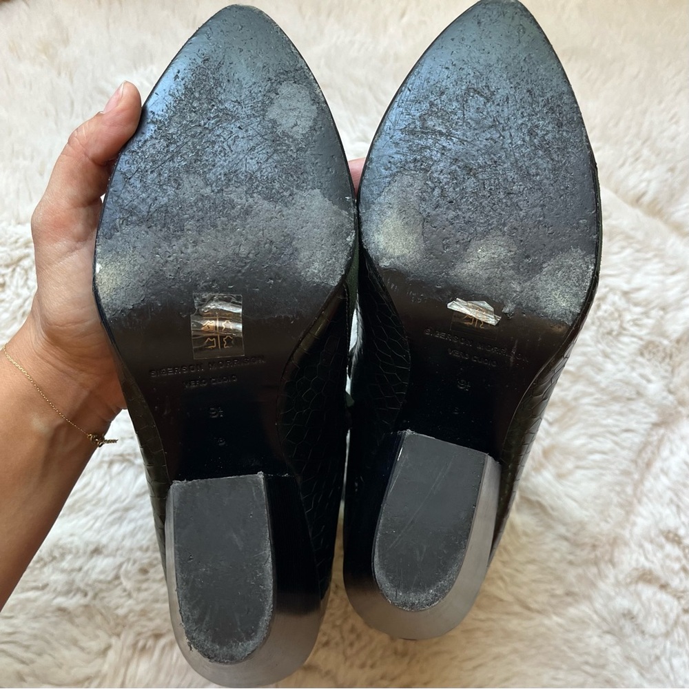 Sigerson Morrison Leila Mixed Combo Ankle Bootie Size 9.5 B - Picture 9 of 13